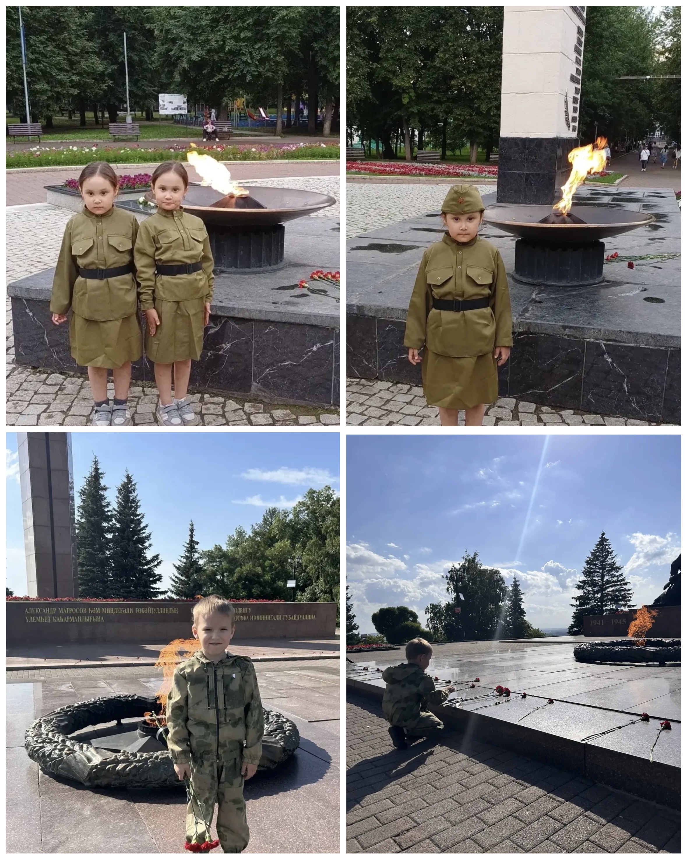 В День памяти и скорби воспитанники группы «Солнышко» почтили память героев Великой Отечественной войны.